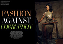 LOfficiel India Fashion feature featuring Model Aditi Sha Photographed by Maneesh Mandanna